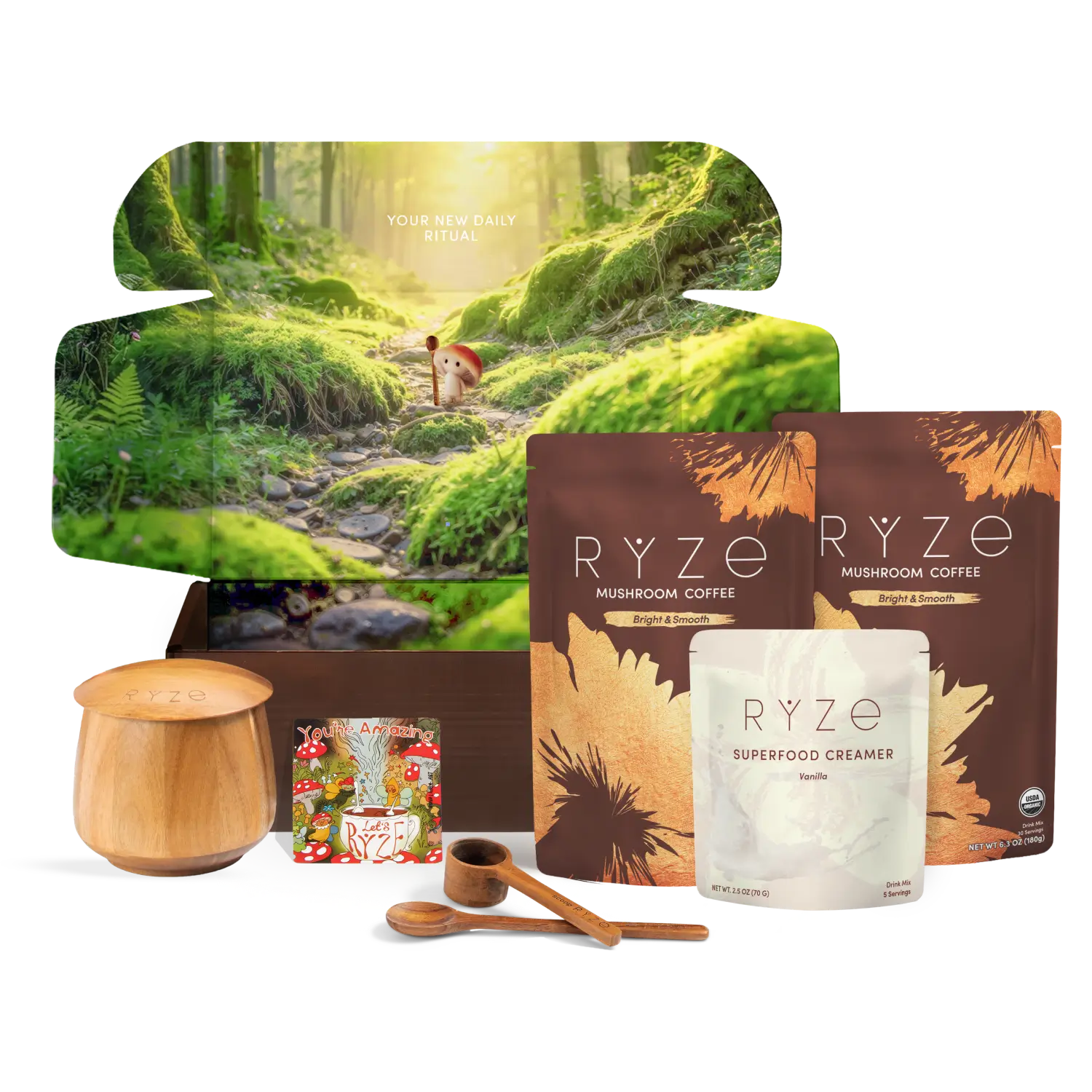 Mushroom Coffee Ritual Set (3 Month Plan)